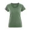 + de 20 couleurs au choix, t-shirt breezy en coton bio et chanvre femme vert herbe