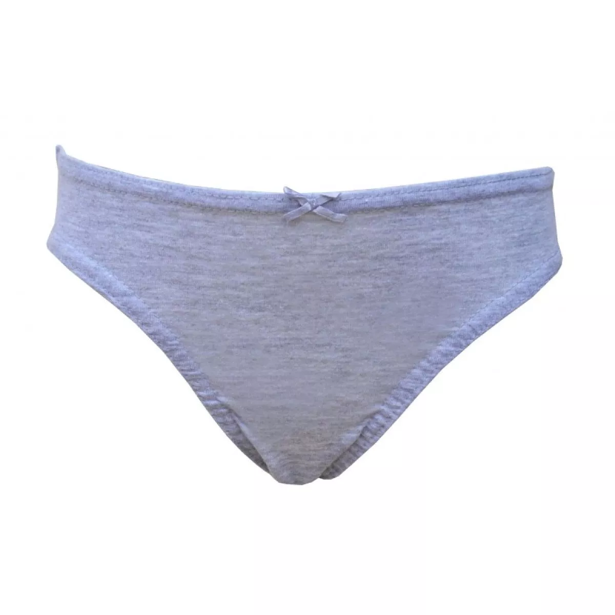 Pack de 2 Slips fille blanc et gris en coton biologique