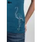 T-shirt Femme en chanvre et coton bio flamant T-shirt Femme en chanvre et coton bio flamant