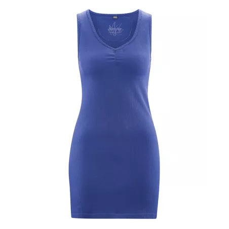 Robe courte, top tunique sans manche en chanvre et coton bio