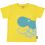 T-shirt coton bio et écoresponsable bleu ciel poulpe