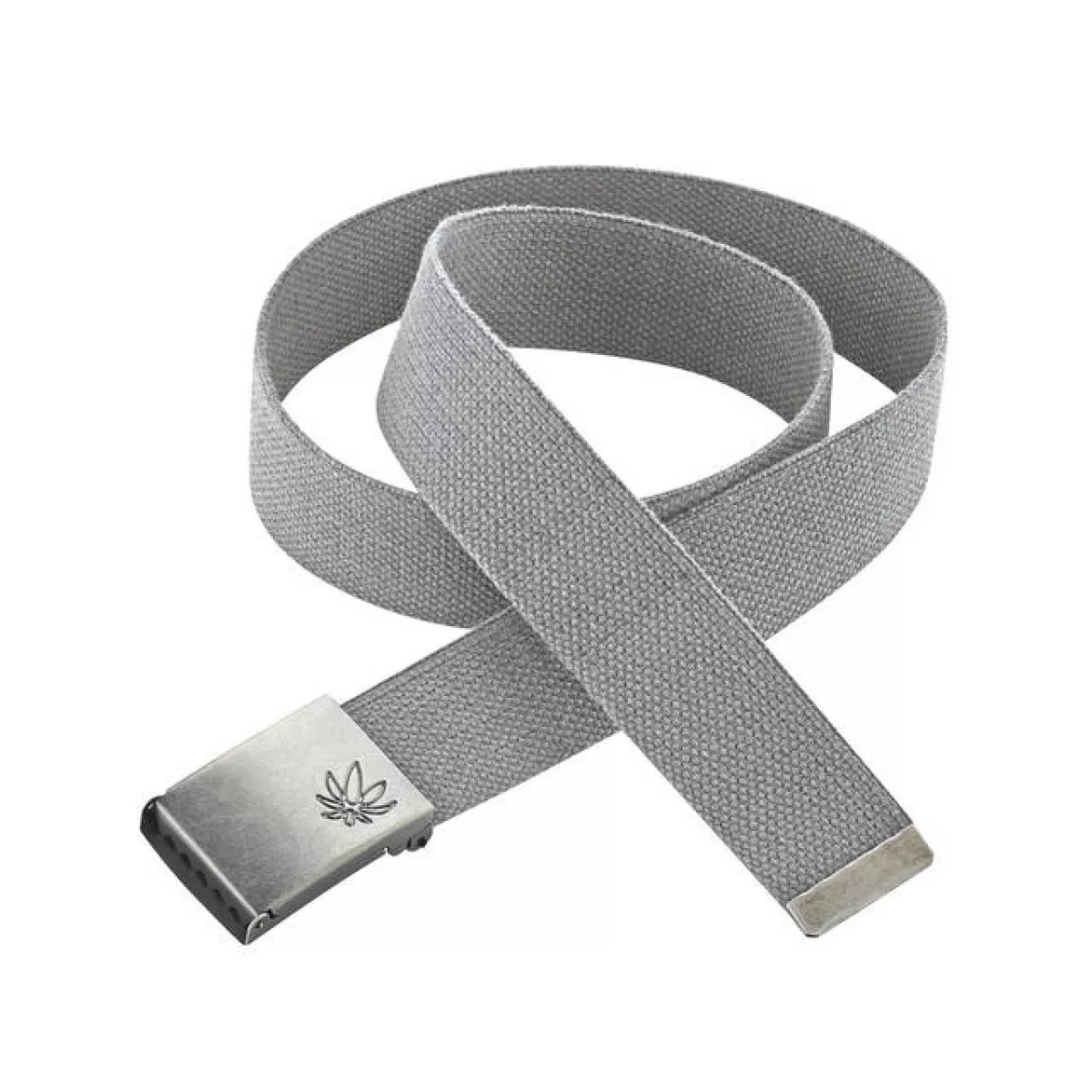 Ceinture homme grise en chanvre et coton biologique