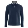 Sweat troyer homme chanvre et coton biologique bleu marine