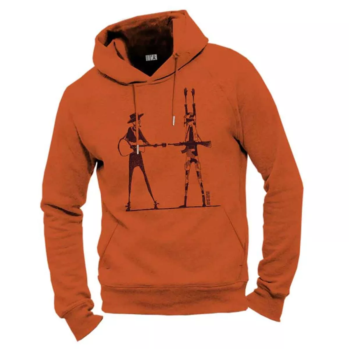 Haut les mains sweat homme coton bio