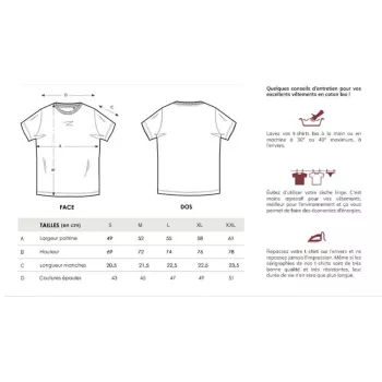 T-shirt "ARMES DE DISTRACTION MASSIVE" manches courtes, 100% coton bio