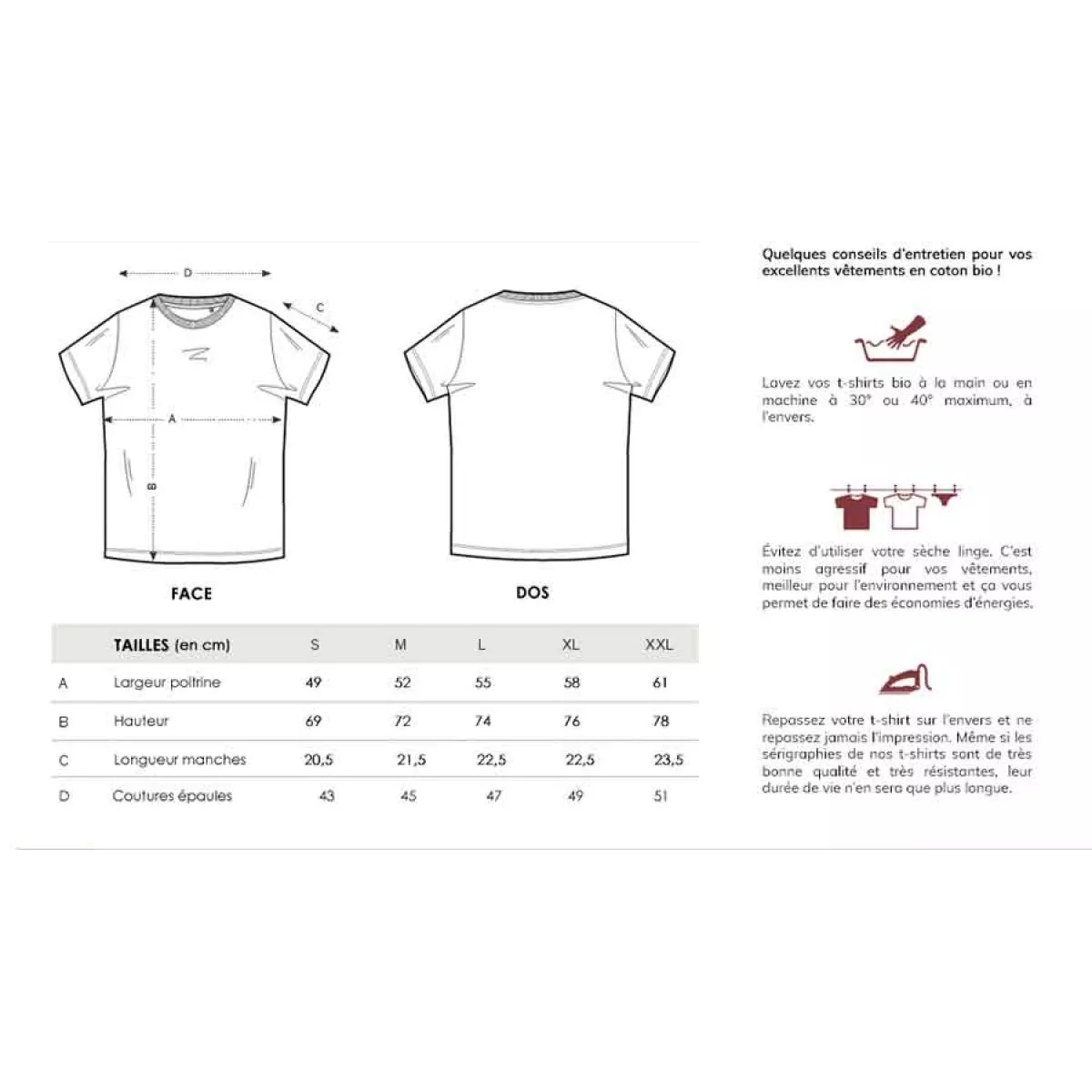 T-shirt "ARMES DE DISTRACTION MASSIVE" manches courtes, 100% coton bio