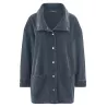 Veste femme en chanvre et coton bio noir