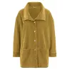 Veste femme en chanvre et coton bio ocre