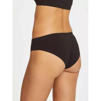 Slip femme noir en bambou de la marque Thought