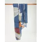 Echarpe, foulard en bambou grise, verte avec un imprimé de livres Echarpe, foulard en bambou grise, verte avec un imprimé de livres