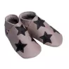 Chaussons Starchild étoile taupe et chocolat