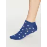 Socquettes bleues Thought bambou et coton biologique