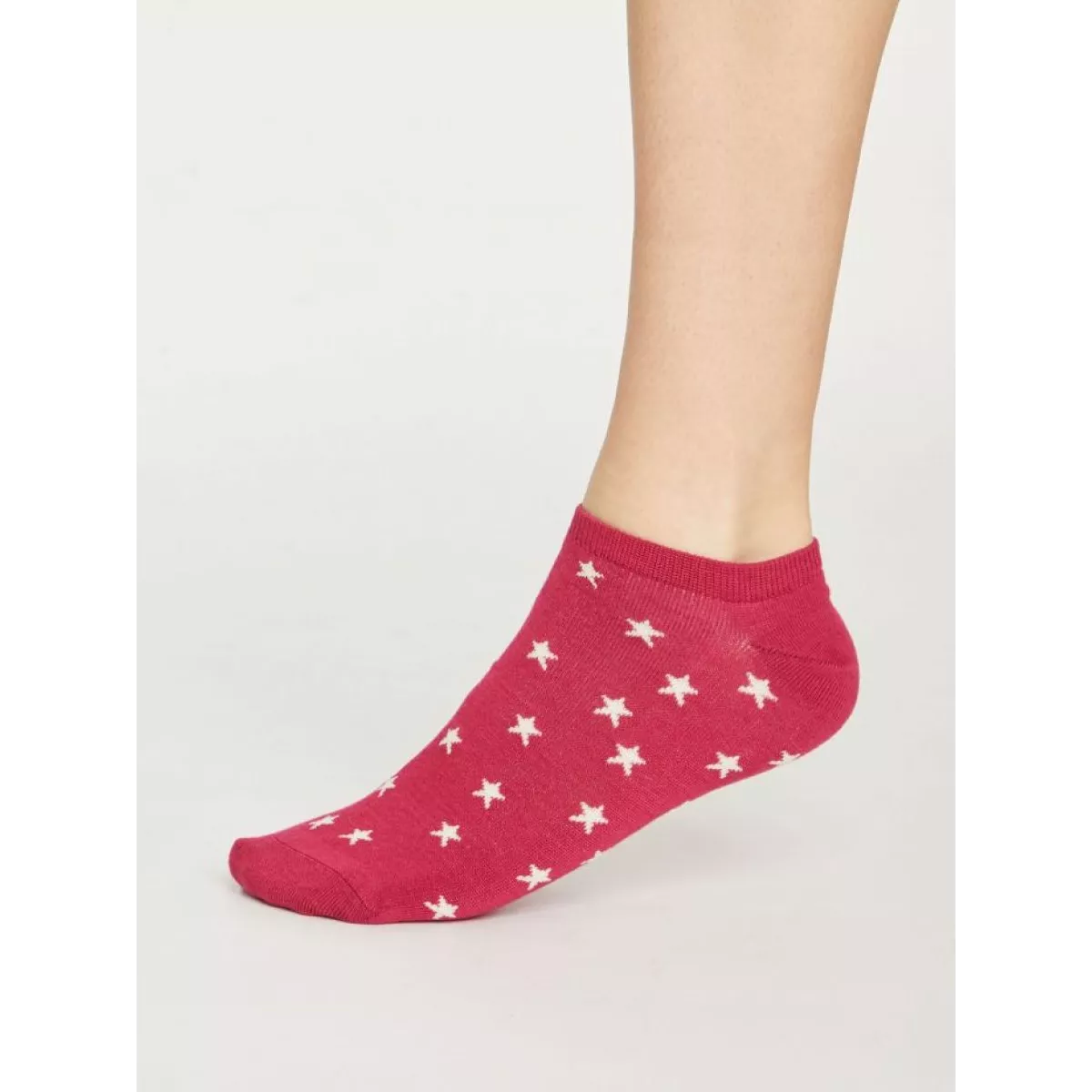 Socquettes femme avec des étoiles, matières bambou et coton biologique