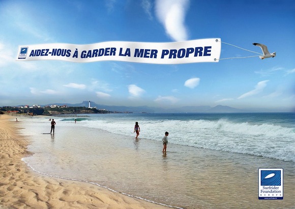 aidez nous à garder la mer propre!